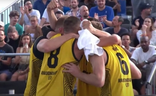 Serbus nukovę Raudondvario vyrai – FIBA „Masters“ turnyro finale  